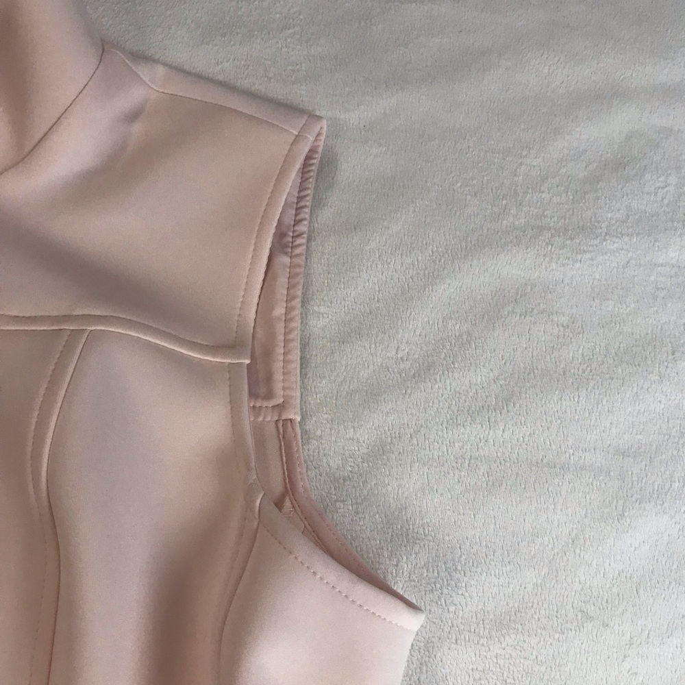 Tommy Hilfiger Sleeveless Sheath Dress Women’s Size 14 Color Peach Front Zip. - Picture 13 of 16